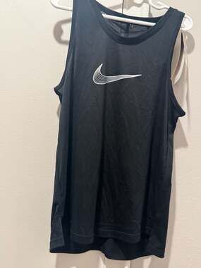Nike Kids Dri-FIT Training Tank Top Black Size M